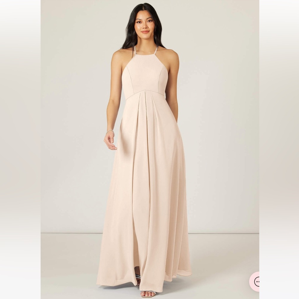 Azazie Sarah White Alabaster Dress